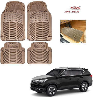 AuTO ADDiCT Rubber Standard Mat For  Mahindra Alturas G4(Beige)