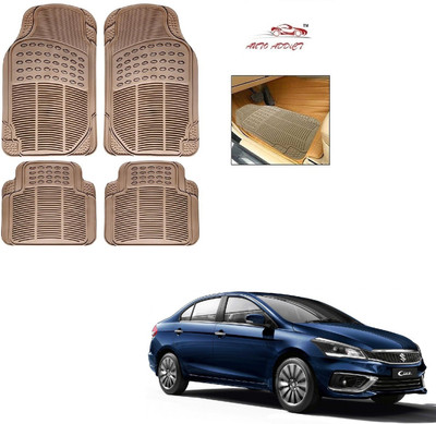 AuTO ADDiCT Rubber Standard Mat For  Maruti Suzuki Ciaz(Beige)