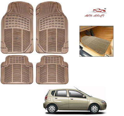 AuTO ADDiCT Rubber Standard Mat For  Chevrolet UVA(Beige)