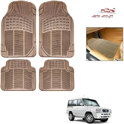AuTO ADDiCT Rubber Standard Mat For  Tata Sumo(Beige)
