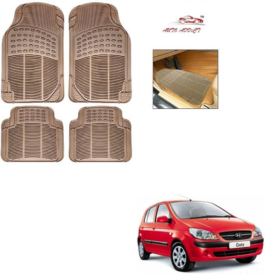 AuTO ADDiCT Rubber Standard Mat For  Hyundai Getz(Beige)