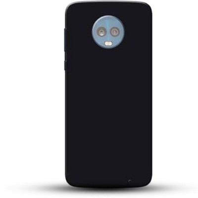 Stunny Back Cover for Motorola Moto G6 plus(Black, Grip Case, Pack of: 1)