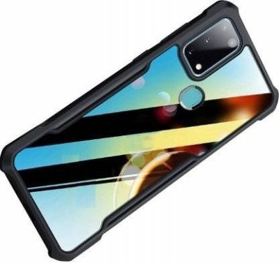 Phone Case Cover Bumper Case for Realme 7i , Realme C17(Black, Transparent, Shock Proof, Silicon, Pack of: 1)