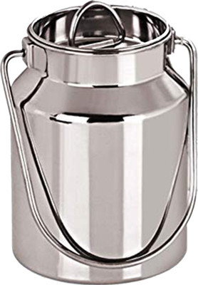 Bleaf Steel Milk Container  - 2000 ml(Silver)