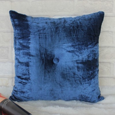 Dekor World Plain Cushions Cover(Pack of 2, 50 cm*50 cm, Dark Blue)