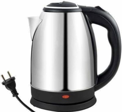 Maitri Enterprises Stainless Steel Scarlett Electric Elegant Design for Hot Water Electric Kettle Beverage Maker(2 L, Silver , Black)