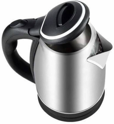 ND BROTHERS Stainless Steel Electric Elegant Design for Hot Water Electric Kettle 787 Beverage Maker(2 L, Silver , Black)
