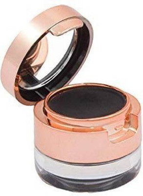 SKYBOAT 24 HOURS LONG LASTING ,WATERPROOF AND SMUDGE PROOF BEST GEL EYELINER & EYEBROW POWDER 7 g(BLACK)