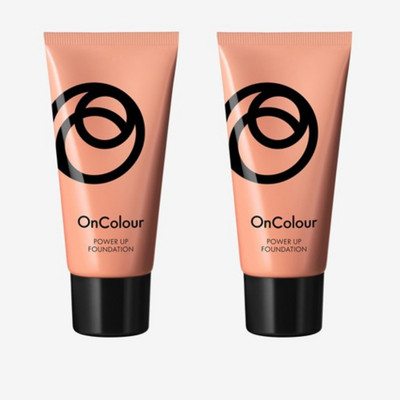 Oriflame OnColour Power Up Foundation (pack of 2) Foundation(Light Porcelain, 30 ml)