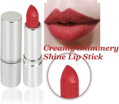 ADJD Finish Transfer & Highly Pigmented Shimmery Waterproof Lipstick(Cherry Red, 3.8 g)
