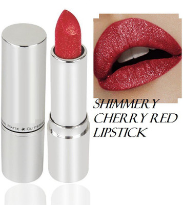 ADJD Highly Pigmented Shimmery Kiss Proof Ultra Smooth Long Lasting Lip Stick(Cherry Red, 3.8 g)