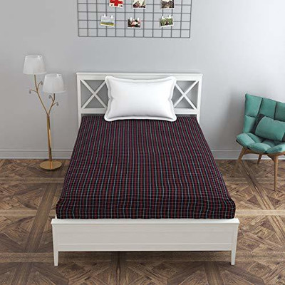 7 CLOUDS INDIA Zippered Single Size Breathable Mattress Cover(Multicolor)
