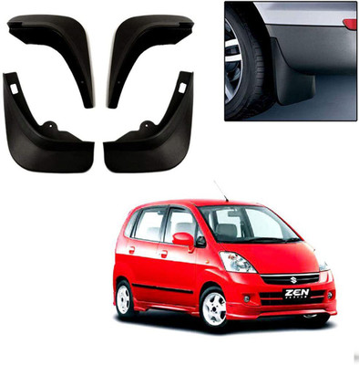 Carcool Rear Mud Guard, Front Mud Guard For Suzuki Zen Estilo NA(Black)