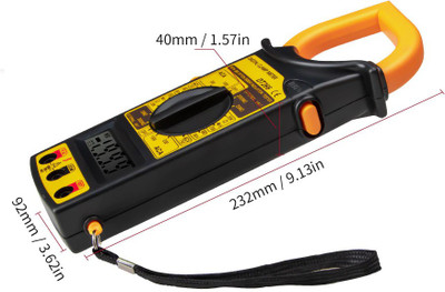 DIGICOP DT266 LCD 1999 Count Digital True RMS Professional Clamp Meter AC DC Current Voltage Tester Multimeter Pliers ammeter Digital Multimeter(20000 Counts)