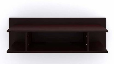 AMS WOODEN HUB Wall TV set up box & wifi stand T.V entertainment unit set up box stand Wall hanging mounted floating wall decorative MDF MDF (Medium Density Fiber) Wall Shelf(Number of Shelves - 4, Brown)
