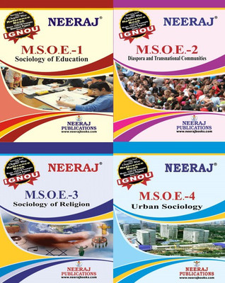 IGNOU MSOE-001 : Sociology Of Education MSOE-002 : Diaspora And Transnational Communities MSOE-003 : Sociology Of Religion MSOE-004 : Urban Sociology(Paperback, Experts Panel of Neeraj Publication) IGNOU MSOE-001 : Sociology Of Education MSOE-002 : Diaspora And Transnational Communities MSOE-003 : Sociology Of Religion MSOE-004 : Urban Sociology(Paperback, Experts Panel of Neeraj Publication)