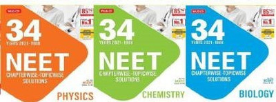 34 Years NEET-AIPMT Chapterwise Solutions -Physics, Chemistry, Biology 2021(Paperback, MTG Editorial Board)