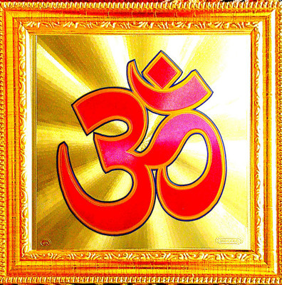 SUNINOW OM PHOTO FRAME FOR WALL DECOR | POOJA GHAR Religious Frame