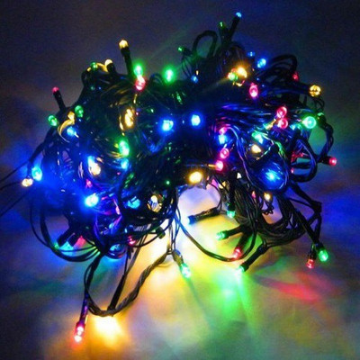 diwalilights 75 LEDs 20.04 m Multicolor Steady String Rice Lights(Pack of 2)