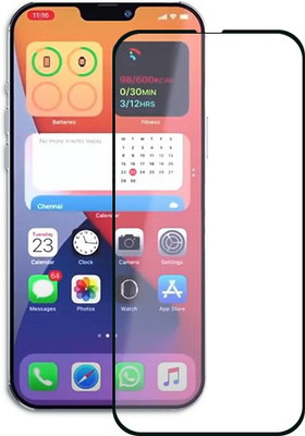 Crunk Edge To Edge Tempered Glass for Apple IPhone 13 Mini(Pack of 1)