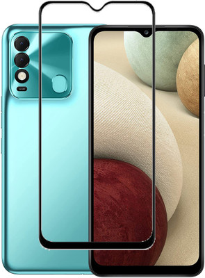 VIGHNAD Edge To Edge Tempered Glass for Tecno Spark 8(Pack of 1)