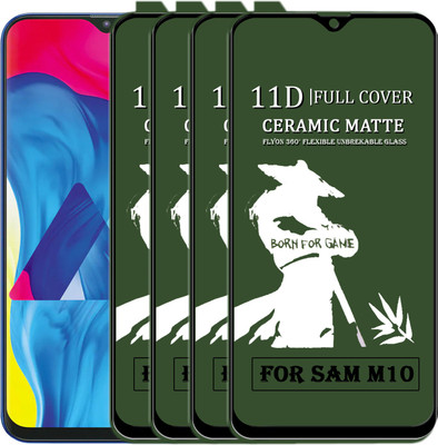 MaxR Edge To Edge Screen Guard for Samsung Galaxy M10(Pack of 2)