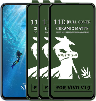 MaxR Edge To Edge Screen Guard for VIVO V19(Pack of 4)