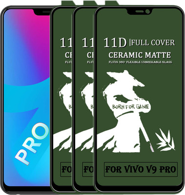 MaxR Edge To Edge Tempered Glass for VIVO V9 PRO(Pack of 3)