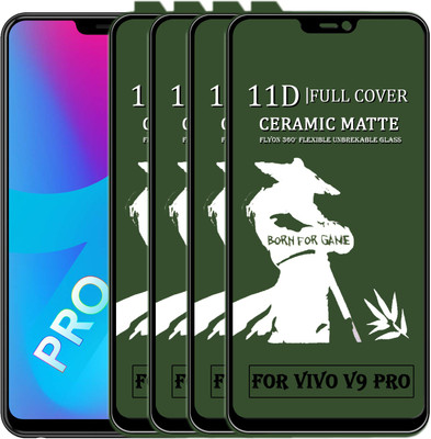 MaxR Edge To Edge Tempered Glass for VIVO V9 PRO(Pack of 4)