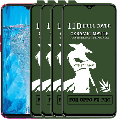 MaxR Edge To Edge Tempered Glass for OPPO F9 Pro(Pack of 4)