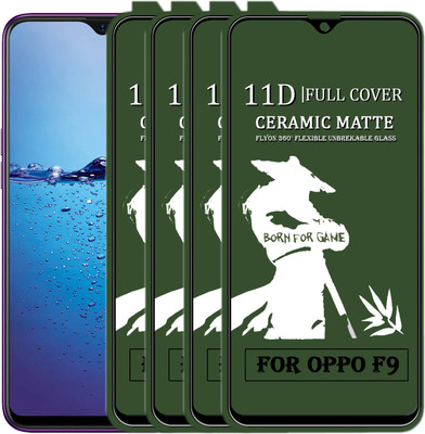 MaxR Edge To Edge Screen Guard for Oppo F9(Pack of 4)