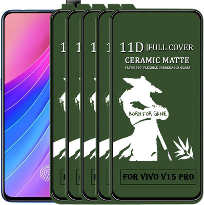 MaxR Edge To Edge Tempered Glass for VIVO V15 PRO(Pack of 5)