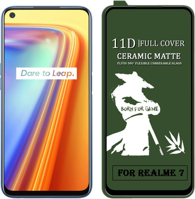 XRENGTH Edge To Edge Tempered Glass for REALME 7(Pack of 1)