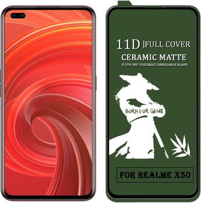 HQ Protection Edge To Edge Tempered Glass for REALME X50 PRO(Pack of 1)