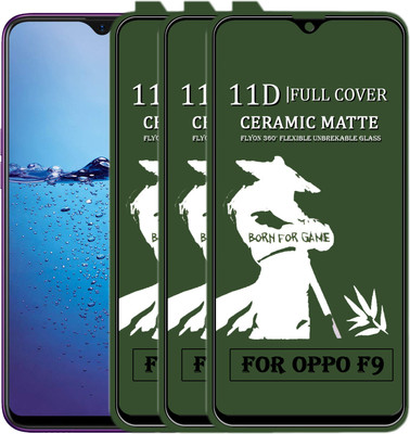 MaxR Edge To Edge Screen Guard for Oppo F9(Pack of 3)