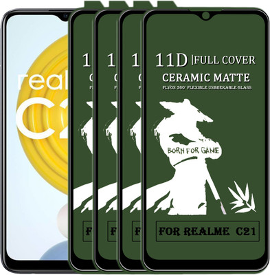 MaxR Edge To Edge Screen Guard for REALME C21(Pack of 1)