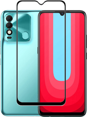 VIGHNAD Edge To Edge Tempered Glass for Tecno Spark 8(Pack of 1)