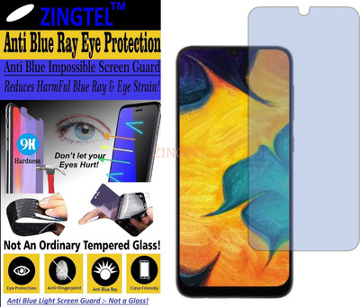 ZINGTEL Impossible Screen Guard for SAMSUNG GALAXY A30 (Impossible UV AntiBlue Light)(Pack of 1)
