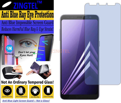 ZINGTEL Impossible Screen Guard for SAMSUNG GALAXY A8 2018 (Impossible UV AntiBlue Light)(Pack of 1)