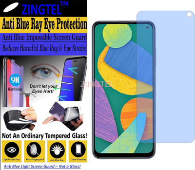 ZINGTEL Impossible Screen Guard for SAMSUNG GALAXY F52 5G (Impossible UV AntiBlue Light)(Pack of 1)