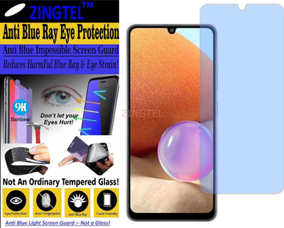 ZINGTEL Impossible Screen Guard for SAMSUNG GALAXY A32 (Impossible UV AntiBlue Light)(Pack of 1)