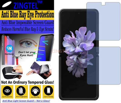 ZINGTEL Impossible Screen Guard for SAMSUNG GALAXY Z FLIP (Impossible UV AntiBlue Light)(Pack of 1)