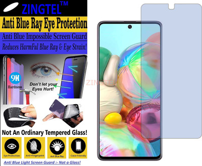 ZINGTEL Impossible Screen Guard for SAMSUNG A72 (Impossible UV AntiBlue Light)(Pack of 1)