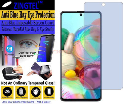 ZINGTEL Impossible Screen Guard for SAMSUNG GALAXY A71 (SM-A715F) (Impossible UV AntiBlue Light)(Pack of 1)