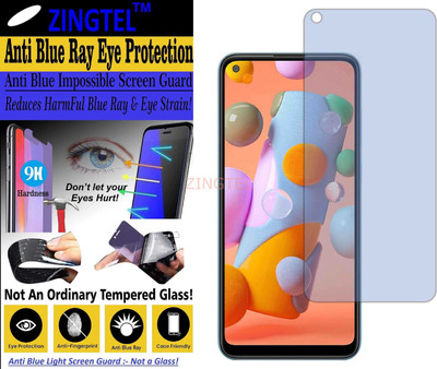 ZINGTEL Impossible Screen Guard for SAMSUNG GALAXY A11 (Impossible UV AntiBlue Light)(Pack of 1)