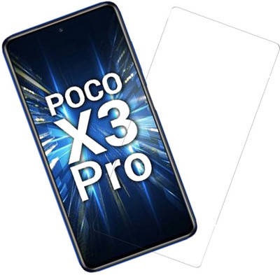 KARTRAY Tempered Glass Guard for Poco F3 GT, Poco X3 Pro(Pack of 1)