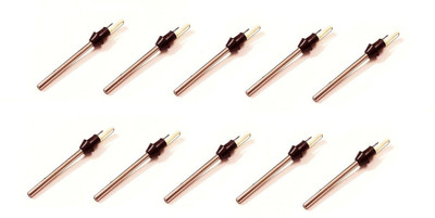 ERHIndia (10 Pcs) 15 Watt Soldering Iron Heating Element 15 Watt Soldering Element Round Type 15W 220v-240v AC 15 W Simple(Round Tip)