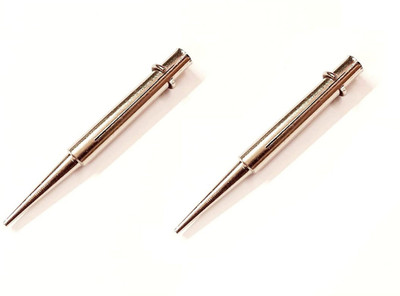 ERHIndia (2 Pcs) 15 Watt Soldering Iron Tip Bit 15 Watt Soldering Bit Flat Type 15W for Replacement and Repair 13 W Simple(Round Tip)