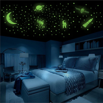 TrendyKArt 4 cm Green Fluorescent ( Radium Sticker) Night Glow in the Dark, Star Astronomy Wall Stickers (Pack of 201 Stars Big and Small) - Complete Sky Code-105 Glow in the Dark Sticker(Pack of 1) TrendyKArt 4 cm Green Fluorescent ( Radium Sticker) Night Glow in the Dark, Star Astronomy Wall Stickers (Pack of 201 Stars Big and Small) - Complete Sky Code-105 Glow in the Dark Sticker(Pack of 1)