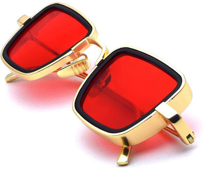 G-FLY Rectangular Sunglasses(For Men & Women, Red)
